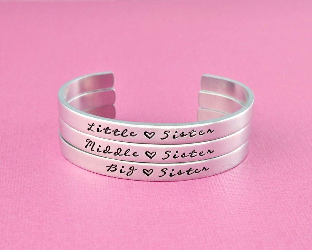 Big Sister Middle Sister Little Sister Bracelets