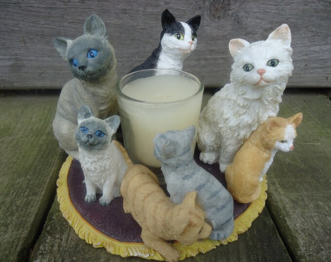 Spoontique Cat Votive Holder Etsy