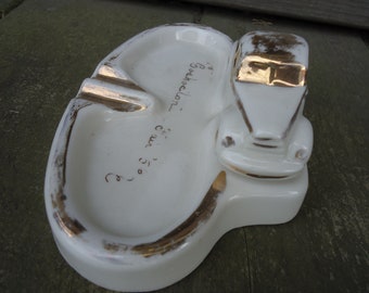 Vintage Automobile Ashtray
