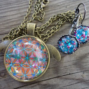 Sea Turtle Necklace and Earrings
