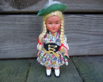 Vintage Dutch Girl Doll