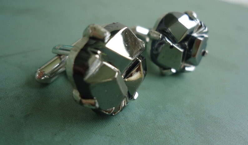 Hematite Sarah Coventry Cufflinks