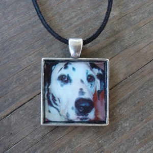Dalmation Dog Necklace