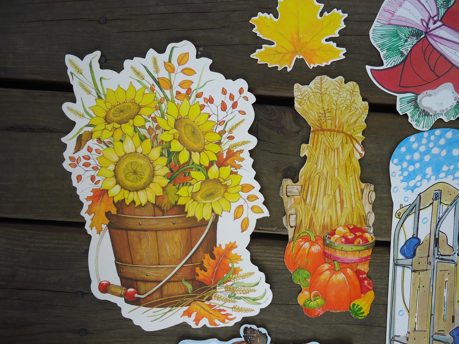 Seasonal Cardboard Cutout Decorations Etsy