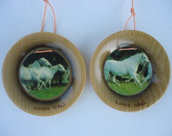 Lipica Horse Plaques (set of 2)