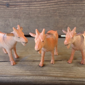 Billy Goat Plastic Figurines (set of 3)