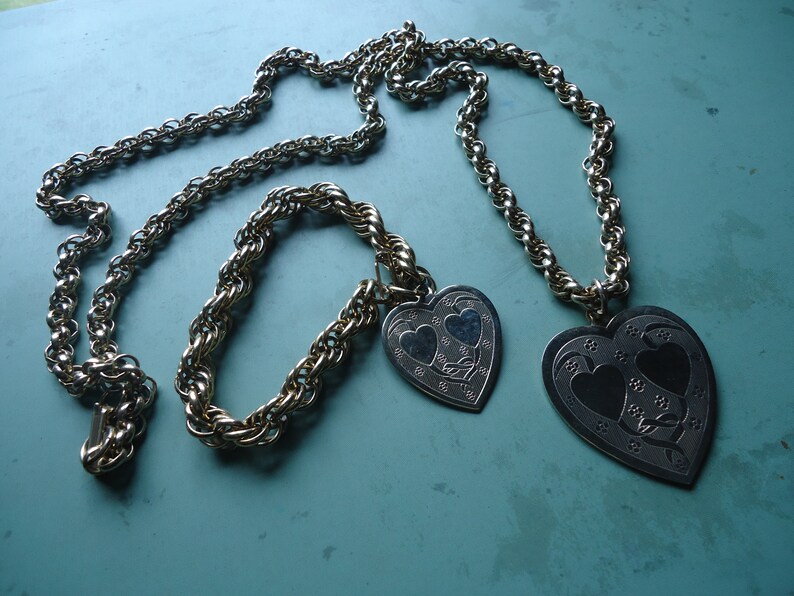 Heart Necklace Set