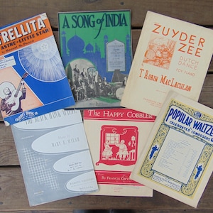 Vintage Sheet Music
