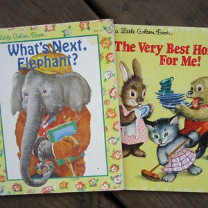 a Little Golden Books (set of 2)
