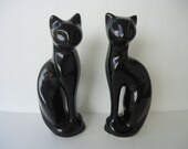 Retro Black Cat Figurines