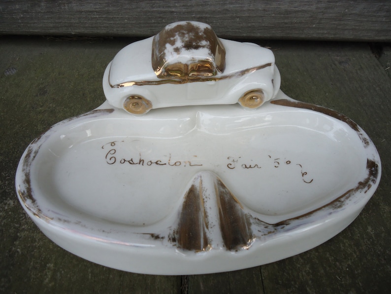 Vintage Automobile Ashtray Etsy