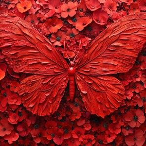Set of 3 Newborn Digital Backdrops butterfly wings with flowers
