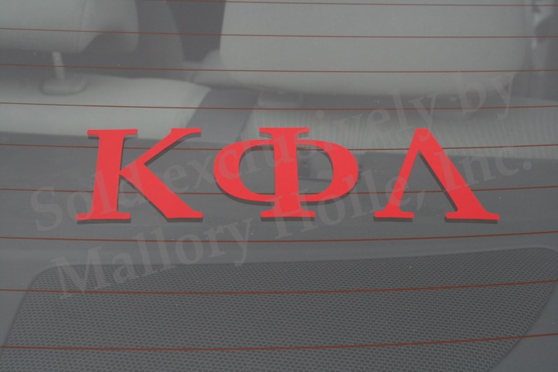 Blue Officially Licensed Kappa Delta Rho 8 x 3 Window Decal