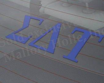Officially Licensed Sigma Delta Tau 8" x 3" Bumper Sticker / Window Decal