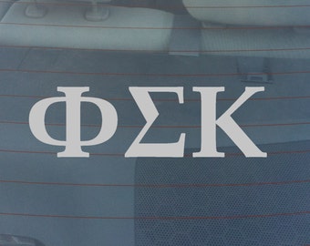 Phi Sigma Kappa Bumper Sticker / Window Decal
