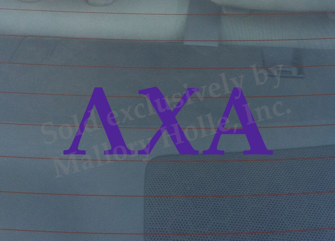 Officially Licensed Lambda Chi Alpha 8" X 3" Bumper Sticker / Window ...