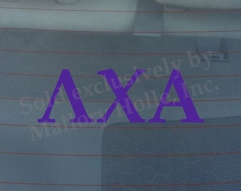 Officially Licensed Lambda Chi Alpha 8" x 3" Bumper Sticker / Window Decal