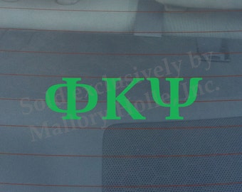 Officially Licensed Phi Kappa Psi 8" x 3" Bumper Sticker / Window Decal