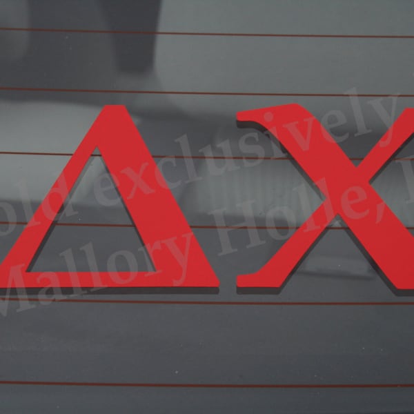 Officially Licensed Delta Chi 6" x 3" Bumper Sticker / Window Decal