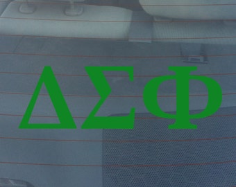 Delta Sigma Phi Bumper Sticker / Window Decal