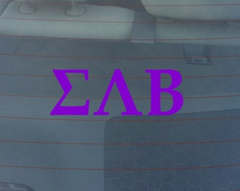 Sigma Lambda Beta Bumper Sticker / Window Decal