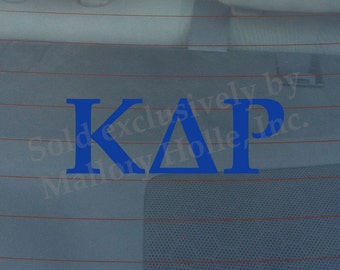 Officially Licensed Kappa Delta Rho 8" x 3" Bumper Sticker / Window Decal