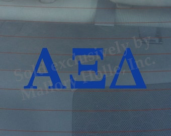 Officially Licensed Alpha Xi Delta 8" x 3" Bumper Sticker / Window Decal