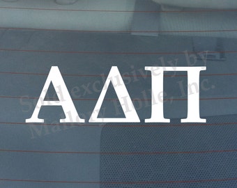 Officially Licensed Alpha Delta Pi 8" x 3" Bumper Sticker / Window Decal