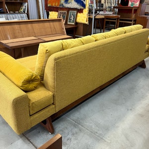 Stunning Mid Century Modern Adrian Pearsall 2408 Platform Sofa Couch Newly Upholstered image 5