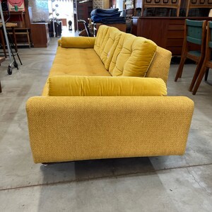 Stunning Mid Century Modern Adrian Pearsall 2408 Platform Sofa Couch Newly Upholstered image 3