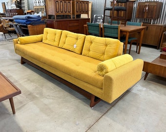 Stunning Mid Century Modern Adrian Pearsall 2408 Platform Sofa Couch Newly Upholstered