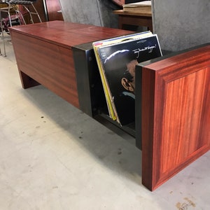 Solid Rosewood Mid Century Modern Storage Bench Hope Chest image 6