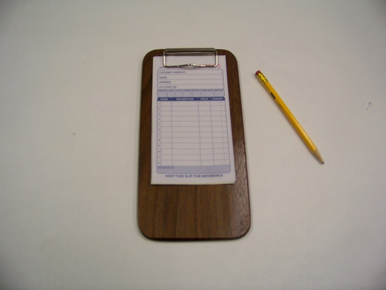 24 Wood Check Presenters Restaurant Check Holder Clipboard 8 Etsy