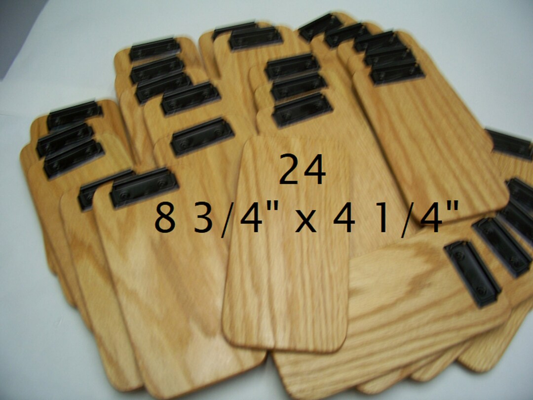 24 Wood Check Presenters Restaurant Check Holder Clipboard 8 Etsy
