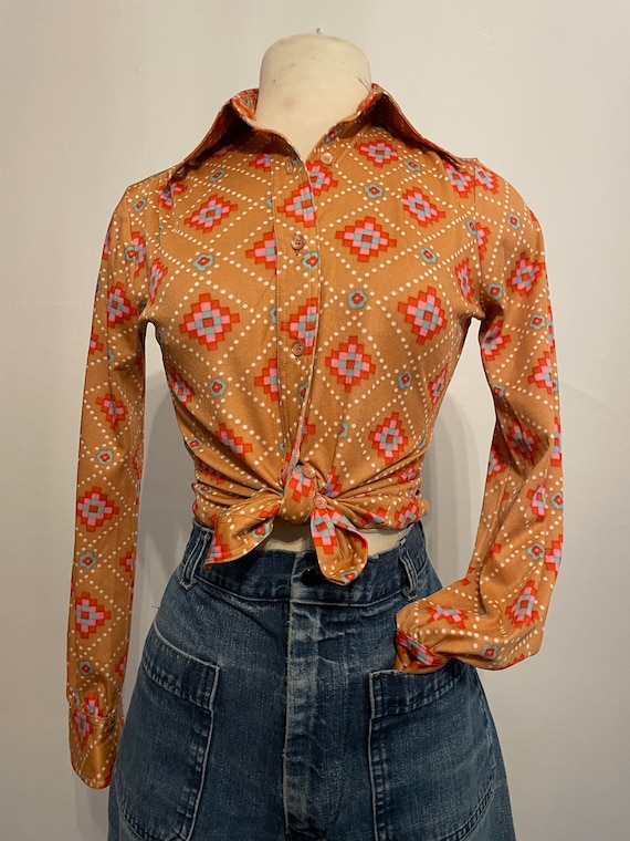 1970's Geometric Shirt