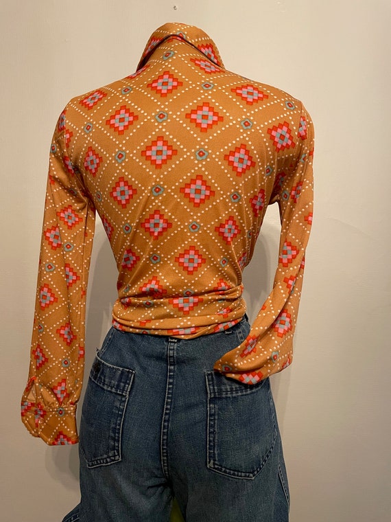 1970's Geometric Shirt - image 2