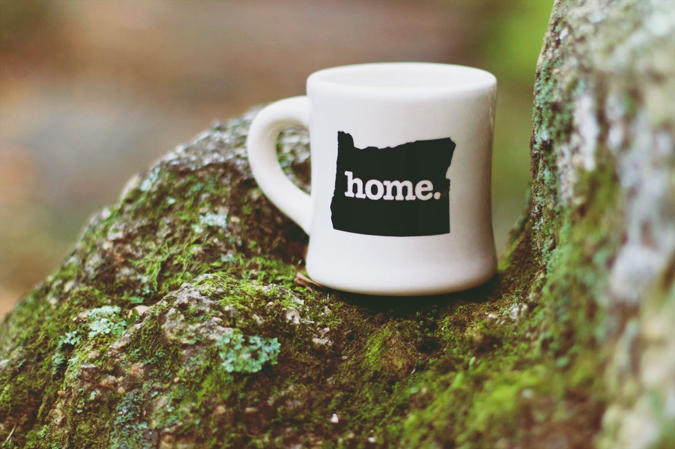 Oregon Ceramic Coffee Mug Etsy