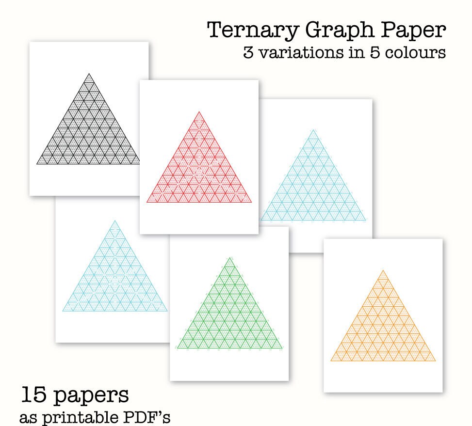 15 ternery graph papers triangular graph paper digital etsy norway