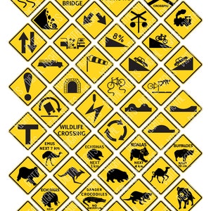 caution signs clip art