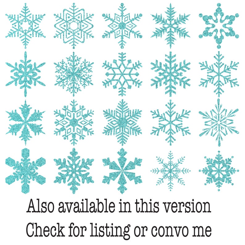 Pink Glitter Snowflakes Clipart 300 dpi PNG,Instant Download Clipart Overlays Winter Silver Glitter Snowflakes Digital Collage