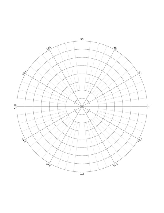15 polar graph papers circular graph paper digital graph etsy india
