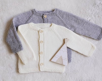 hand knit sweater  baby cardigan - merino baby cardigan  hand knit baby  Strickbabypullover - Strickbaby-Strickjacke stricken - baby jacket