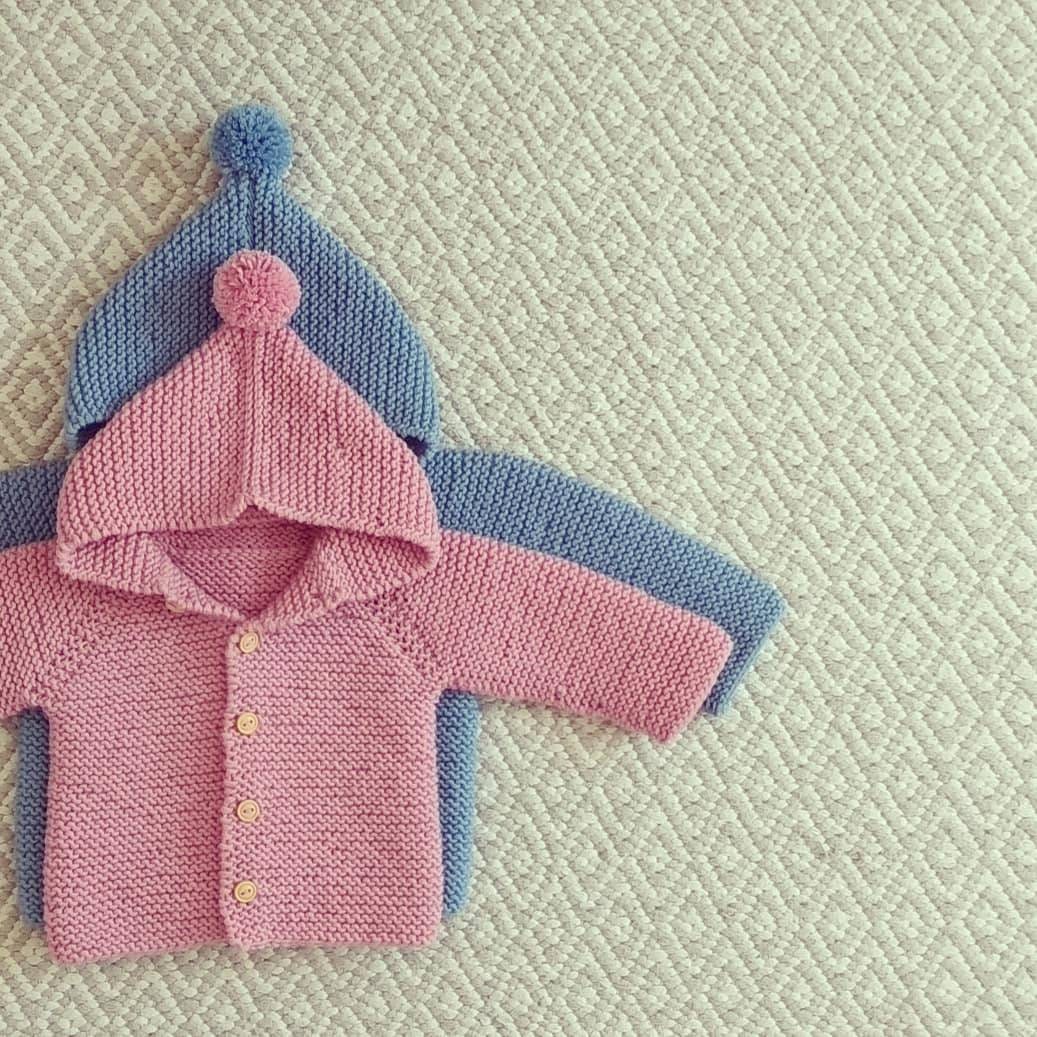 Hoodie Handknitted Baby Cardigan Merino Knit Baby Cardigan Etsy UK