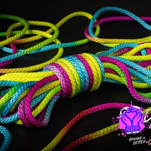 Pan Pride Silky Solid Braid Nylon Shibari Rope