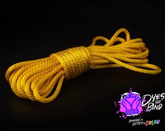Radiant Gold Solid Braid Nylon Shibari Rope