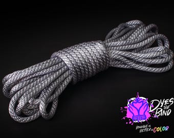 Siren Silver Solid Braid Nylon Shibari Rope