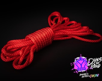Ravish Me Red Solid Braid Nylon Shibari Rope