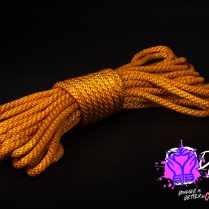 Copper Silky Solid Braid Nylon Shibari Rope