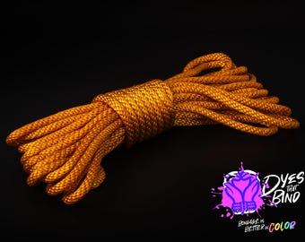 Copper Silky Solid Braid Nylon Shibari Rope
