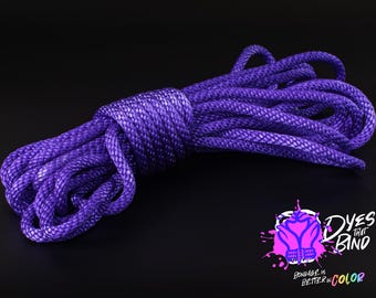 Lilac Solid Braid Nylon Shibari Rope
